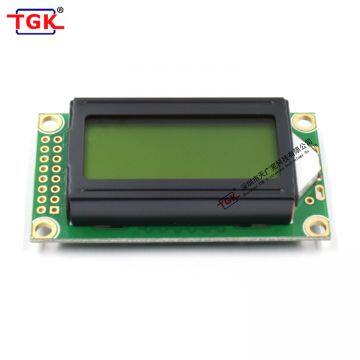 Lcd 8X2 Display 14pin Backlit Intercom Stn Character Blue/yellow-green Monochrome Display Screen 0802 Lcd Module photo-4