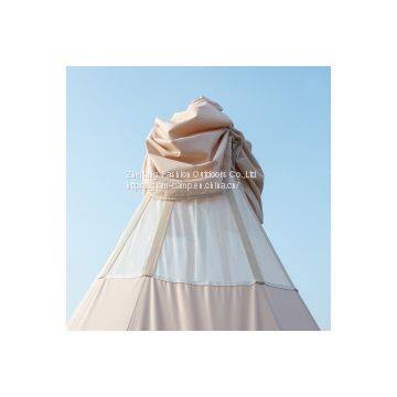 3m Canvas Teepee Tent Canvas Bell Tent Cotton Canvas Tent Supplier Canvas Camping Tents photo-2