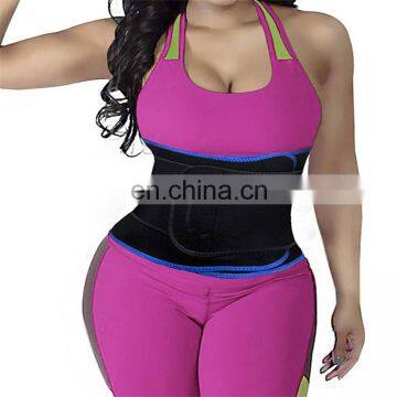 2019 New Private Label Workout Sweat Waist Belt Sweat Belt Waist Trimmer Waist Trainer Sweat Belt Slimming Sports photo-2