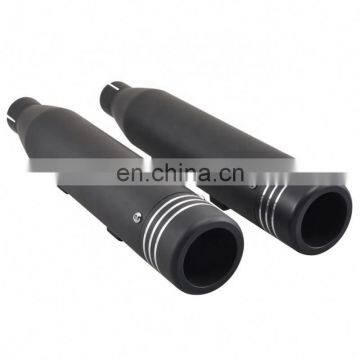 Cafe Racer Steel Black 3.15" Motorcycle Exhaust Muffler Pipe Slip On Pipes for Harley Davison Sportster XL 883 1200 photo-4