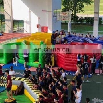 Team Building Games Inflatable Dizzy X Interactive Obstacles Wipeout Game For Sale photo-6