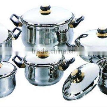 Stainless steel kitchenware set