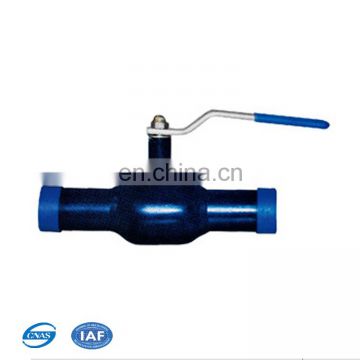 Good Delivery Carbon Steel Full Welded Full Pass Ball Valve With Handle