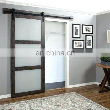 Aluminum frameless double tempered glass sliding folding doors