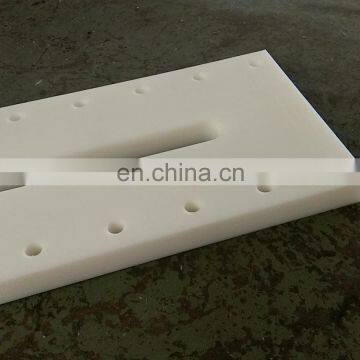 conveyor UHMW profile hollow rod polyethylene uhmwpe plastic parts roller UHMWPE Chain Guides with steel profiles in UHMWPE
