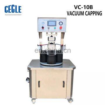 1 Year Warranty Twist off Vacuum Glass Gar Capping Machine/manual Glass Bottle Capping Machine/vacuum Capping Machine for Glass photo-3