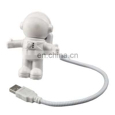 Hot sale usb gadgets spaceman astronaut usb light with gooseneck