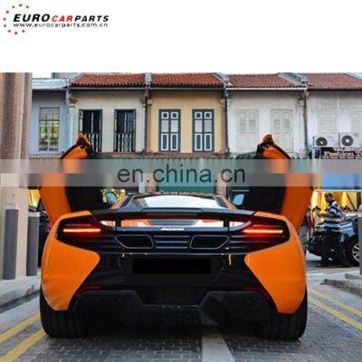 High quality 650s MP4 12-C carbon rear diffuser fit for RZ style carbon fiber rear lip