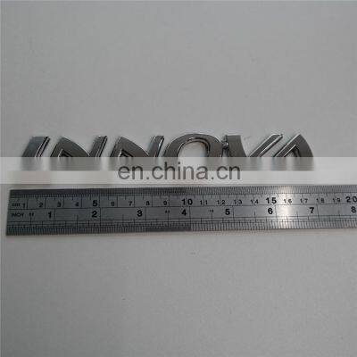 Customized ABS Plastic INNOVA Chrome Rear Label Car Emblem Badge Sticker