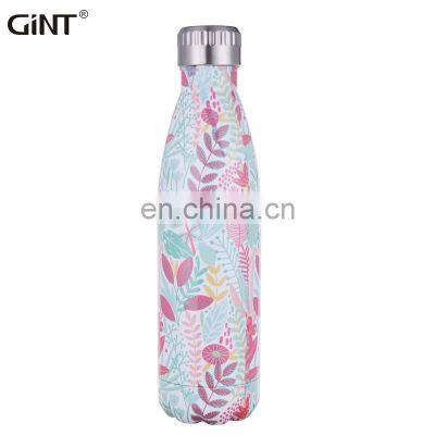 GiNT 500ml Amazon Hot Selling Portable Sports Double Wall Insulated Water Cup Vacuum Flask Thermal Stainless Steel Water Bottles