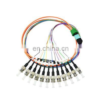 OS2 OM3 OM4 8 12 24 Cores Fiber Optic MTP MPO Cable photo-3