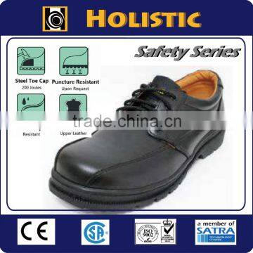 Made in Taiwan High Quality Brand Low Cut Black steel toe Leather Industrial Safety Shoe