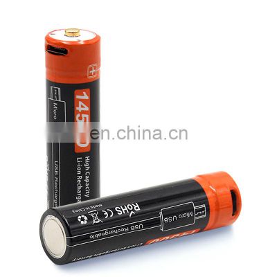 High Quality Doublepow Custom Rechargeable 3.7v 750mah 2.775wh 14500 Lithium Li Ion Battery Cell