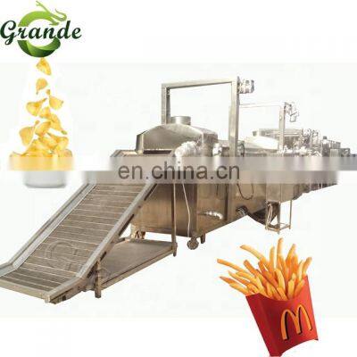 GRANDE Top Quality Automatic Banana Chips Frying Production Line