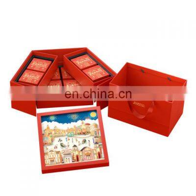 Custom Luxury Premium Packaging Moon Cake Package Gift Box photo-3