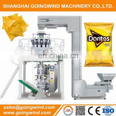 Automatic corn chips packing machine auto corn flakes pillow bag or stand pouch filling packaging machinery cheap price for sale