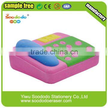 Shape telephone Rubber Toy eraser