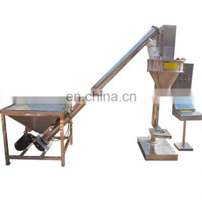 Automatic auger hopper filler and Spiral feeding machine 1 kg powder packing machine for sale