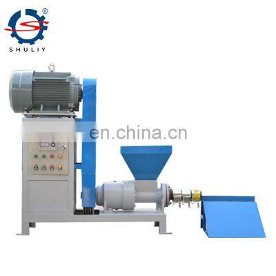 Peanut shell Rice husk sawdust charcoal making machine wood briquette machine with CE
