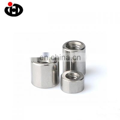 Hot Sale JINGHONG Threaded Sleeve Rod Bar Stud Round Coupling Connector Tube Nuts