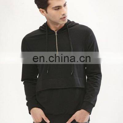 Zipper Hoodie Hoodies Zipper 2022 Custom Autumn Winter Knit Zipper Hoodie Thick Cable 100% Wool Cashmere Sweater photo-4
