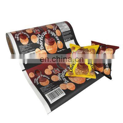 Automatic Machine Flexible Popcorn Roll Film Food Grade Rice Krispies Packaging Sachets Bags Aluminum Foil Packaging for Popcorn photo-5