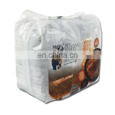 resealable mylar foil snack packing dry food packaging bags for korean spicy noodles