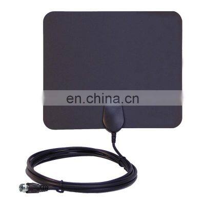 Amplified HD Digital TV Antenna with Signal Booster F male connector 3M Coax Cable