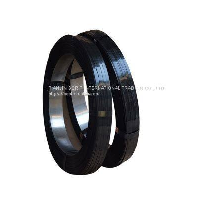 Black Painted With Waxing Packing Steel Strapping photo-3
