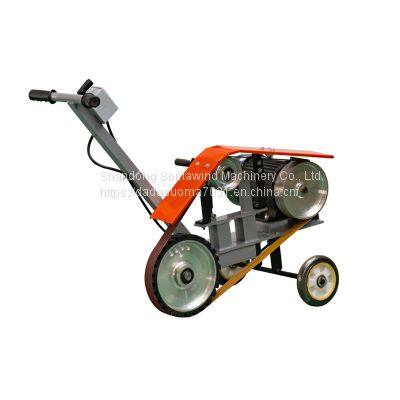 Electric hand push belt sander Steel flat sand belt machine ha