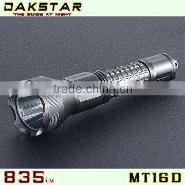 DAKSTAR MT16D CREE XML T6 835LM Constant brightness18650 Rechargeable Aluminum Outdoor Tactical T6 LED Flashlight