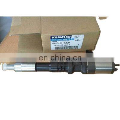 6156-11-3300 PC400-7 injector assy PC400-7 fuel injector for PC400-7/PC450LC-7K engine