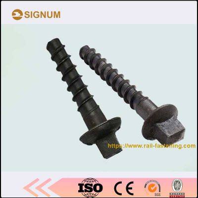 Railroad screw spike/Lag Bolt/Sleeper Screw/Track Screw/Rail Spike