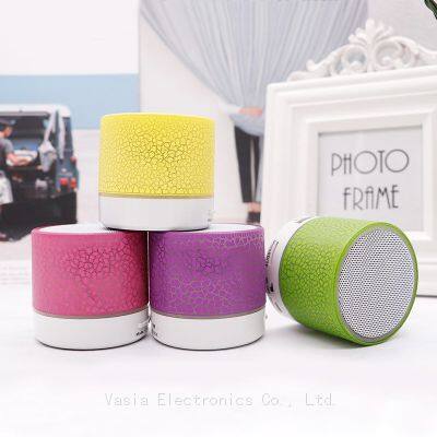 Mini Portable Car Speaker Loud Wireless Speakers Audio LED Lights For All Phones