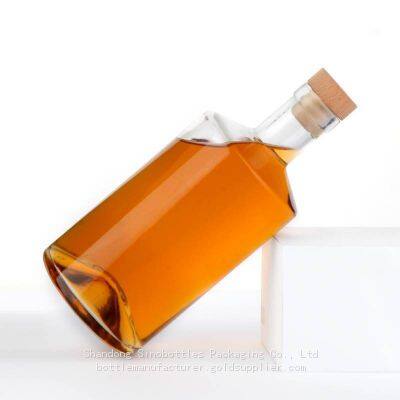750 Ml Spirit Liquor Glass Bottle for Vodka Rum Brandy Gold Supplier SinoBottles Packaging