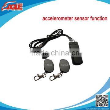 Accelerometer sensor function remote vehicle immobilizer manufacturer
