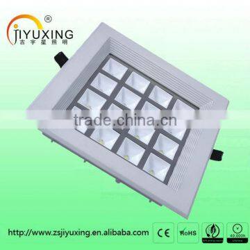 2015 new design Aluminum recessed 4W led grille lighting