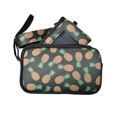 Custom Sublimation Print Fashion Coin Bag Keychain Zipper Wallet Waterproof Neoprene Coin Purse photo-2