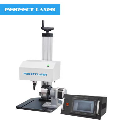 Perfect Laser Aluminium Stainless Carbon Brass Number Nameplate Punching Engraving Rotary Dot Peen Marking Machine