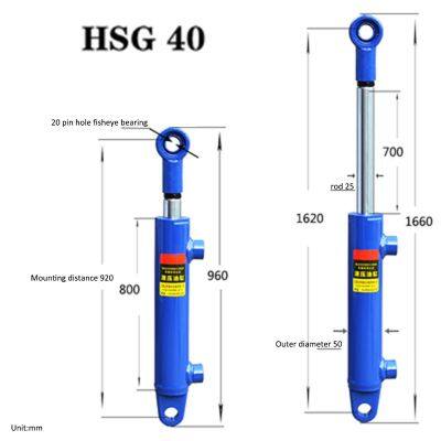 Customized Single Double Acting Telescopic Hydraulic Cylinder,Long Stroke Hydraulic Cylinder