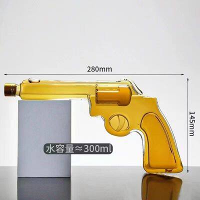 Blown High Borosilicate Glass Wine Vessels, Pistol-shaped Glassware photo-2