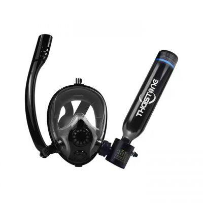 THAISTONE 0.5L mini scuba tank Scuba Snorkel Mask High-Pressure Pump Diving Equipment Breathable Lung Tank Dive Air Oxygen