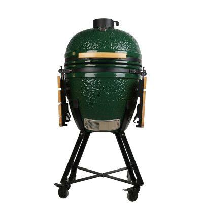 Auplex Charcoal Barbecue 21 Inch Large Multi-purpose Kamado Grill for Grilling Smoke Bbq, Baking, and Roasting
