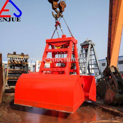 Enjue5-10m3 6-12m3 Radio Remote Control Grab Clamshell Bucket