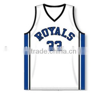 Sublimated transfer basketball uniforms