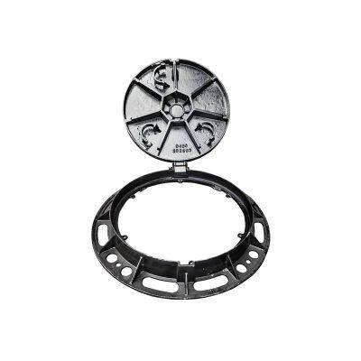 Lubao Ductile Iron φ700*850 Circlip Manhole Cover Manufacturer, Heavy-duty Manhole With Five Protections for Telecommunications and Power Sewers photo-5