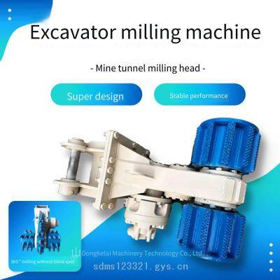 Mini Excavator Milling and Brushing Machine for Walls, Milling Heads for 15 - 30 Ton Excavators, Tunnel Boring and Cable Trenching