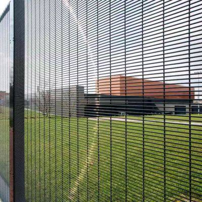 358 Anti Climb Fence With Reinforced Posts and Ground Anchors