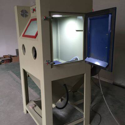 Bingteng Machinery 9070 Manual Sandblaster for Anode Surface Pretreatment to Remove Oxide Layer