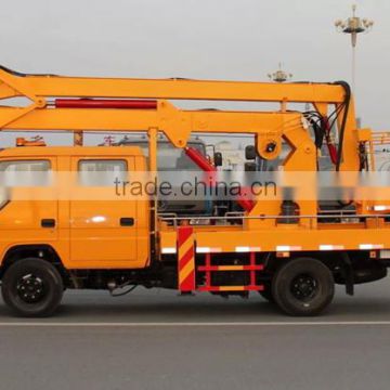 Factory Supply RHD foton crew cab 10-14M hydraulic lift platform truck